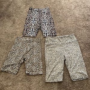Shorts | Lot of 3 Animal Print Stretchy Shorts